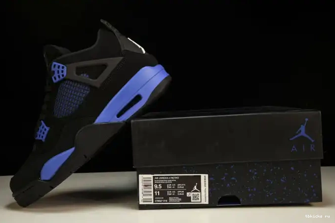 Cheap TB Black Jordan 4 Retro CT8527-018 Royal Game 0421